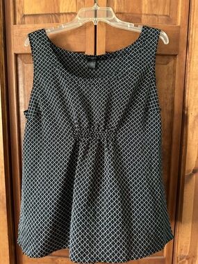 Satin sleeveless blouse